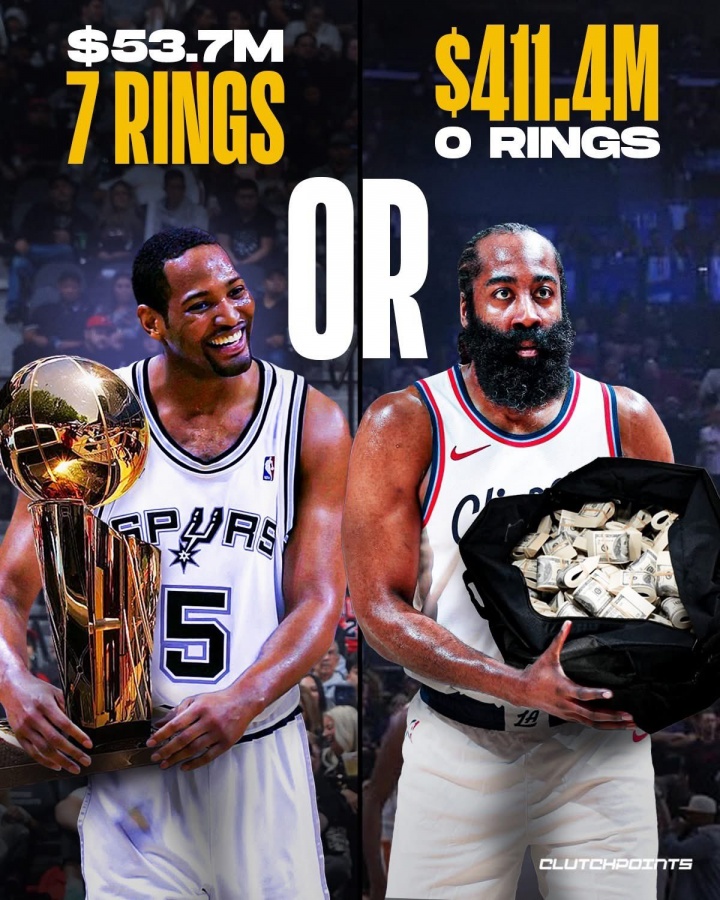 贝弗利谈生涯选择：哈登式成功更受青睐，霍里冠军虽多却少人识